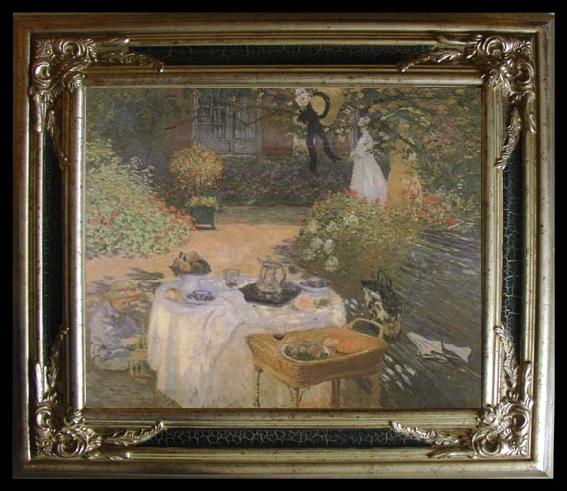 framed  Claude Monet The lunch (san27), Ta123-3